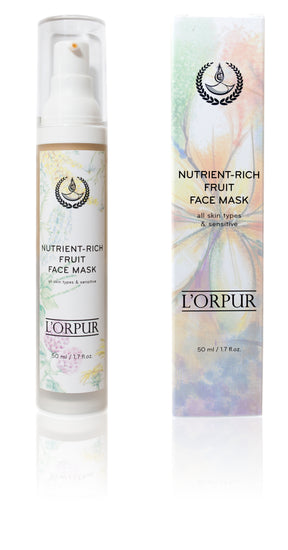 L'orpur Nutrient-Rich Fruit Face Mask (All Skin Types & Sensitive, 1.7oz / 50ml)